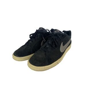 Nike Mens low Black Suede & Leather Sneakers Size 10